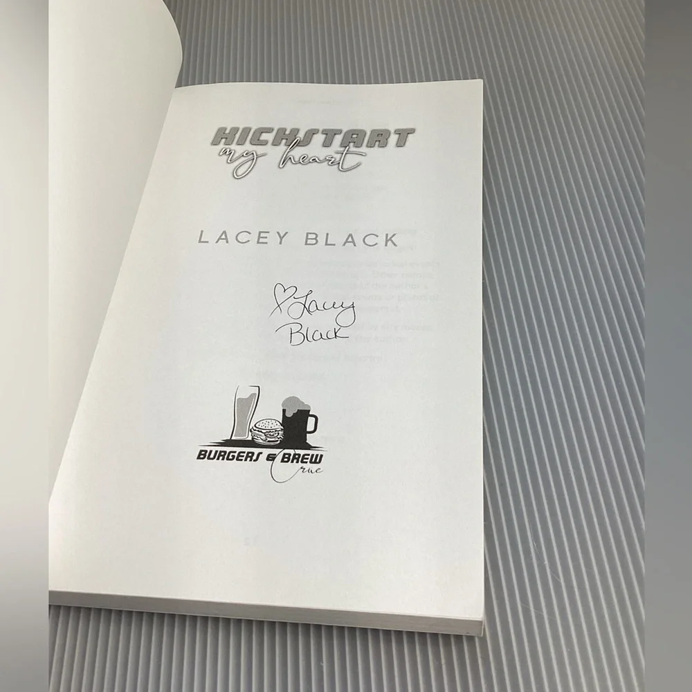 Signed Set of 2 Lacey Black Books